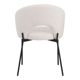 Scaun Masebo de la din Alb, 68x66x82 cm - Alb