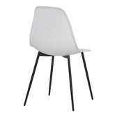 Scaun modern Ballen, Alb, 41x53x84 cm, detaliu produs