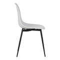 Scaun modern Ballen, Alb, 41x53x84 cm, perspectiva suplimentara