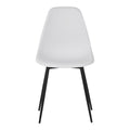 Scaun modern Ballen, Alb, 41x53x84 cm, foto produs