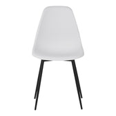 Scaun modern Ballen, Alb, 41x53x84 cm, foto produs