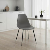Scaun modern Ballen, antracit, 41x53x84 cm, imagine suplimentara