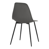 Scaun modern Ballen, antracit, 41x53x84 cm, detaliu produs