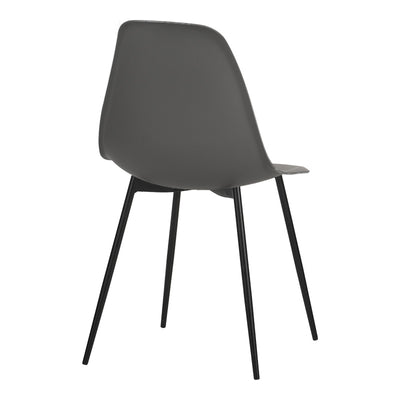Scaun modern Ballen, antracit, 41x53x84 cm, detaliu produs