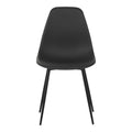 Scaun modern Ballen, negru, 41x53x84 cm, foto produs