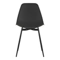 Scaun modern Ballen, negru, 41x53x84 cm, foto produs 6