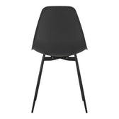 Scaun modern Ballen, negru, 41x53x84 cm, foto produs 6