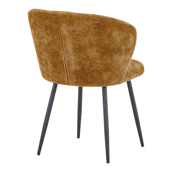 Scaun modern Karg cu tapițerie camel, Bej, 57x62x80 cm