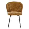 Scaun modern Karg cu tapițerie camel, Bej, 57x62x80 cm, perspectiva suplimentara