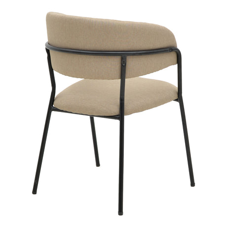 Scaun Morel, bej, 55x55x76 cm