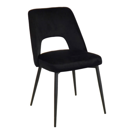 Scaun Murde, Negru, 48x61x89 cm