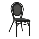 Scaun Nacia, Negru - Maro, 45x59x85 cm - Negru