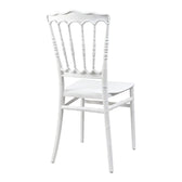 Scaun Napoleon, alb, 38x46x89 cm, imagine suplimentara