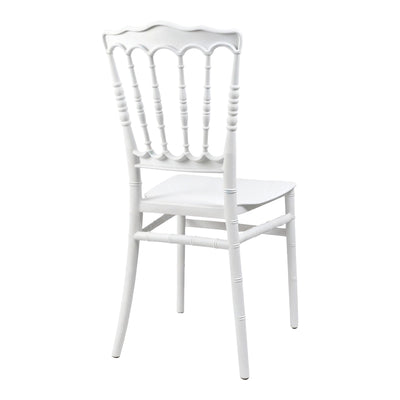 Scaun Napoleon, alb, 38x46x89 cm, imagine suplimentara