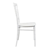 Scaun Napoleon, alb, 38x46x89 cm, detaliu produs