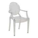 Scaun Narova PC Transparent, Multicolor, 43x48x92 cm