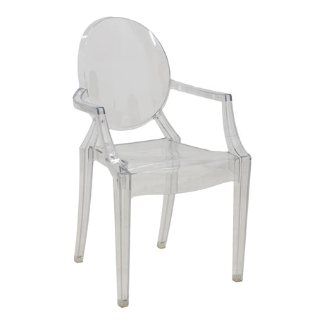 Scaun Narova PC Transparent, Multicolor, 43x48x92 cm