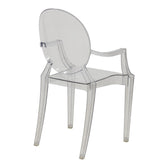 Scaun Narova PC Transparent, Multicolor, 43x48x92 cm, imagine suplimentara