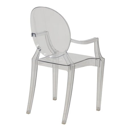 Scaun Narova PC Transparent, Multicolor, 43x48x92 cm