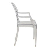 Scaun Narova PC Transparent, Multicolor, 43x48x92 cm, detaliu produs