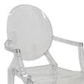 Scaun Narova PC Transparent, Multicolor, 43x48x92 cm, perspectiva suplimentara