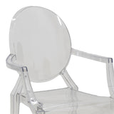 Scaun Narova PC Transparent, Multicolor, 43x48x92 cm