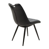 Scaun Nely, 47x61x85 cm - Negru
