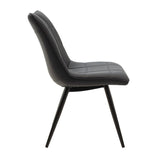 Scaun Nely, 47x61x85 cm - Negru