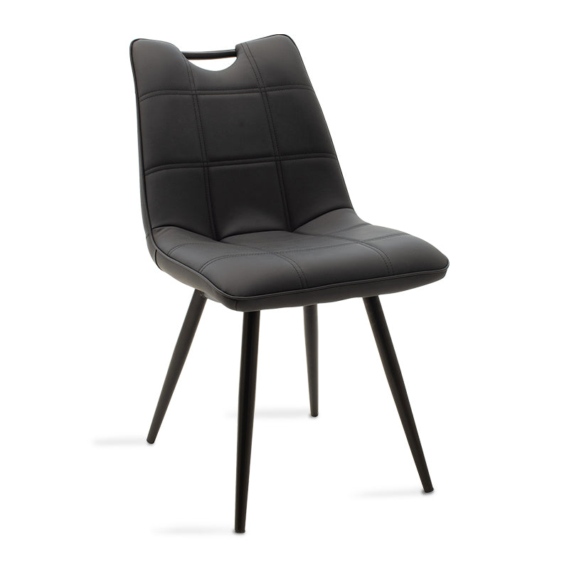 Scaun Nely, 47x61x85 cm - Negru