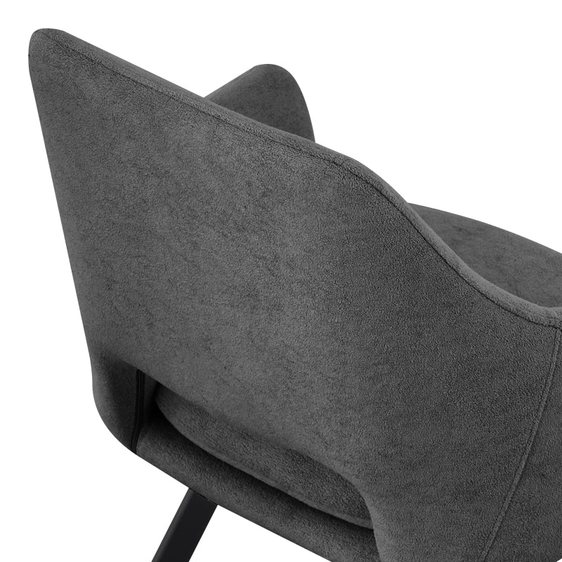 Scaun Nordo armchair, 56x58x85 cm - Antracit-Negru
