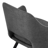 Scaun Nordo armchair, 56x58x85 cm - Antracit-Negru