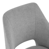 Scaun Nordo armchair, 56x58x85 cm - Negru-Gri