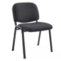 Scaun oaspeti stivuibil Anilian negru, 55x44x77 cm