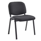 Scaun oaspeti stivuibil Anilian, negru, 55x44x77 cm