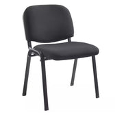Scaun oaspeti stivuibil Anilian negru, 55x44x77 cm
