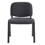 Scaun oaspeti stivuibil Anilian, negru, 55x44x77 cm
