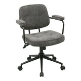 Scaun Office chair Leberta, Stofa - Antracit