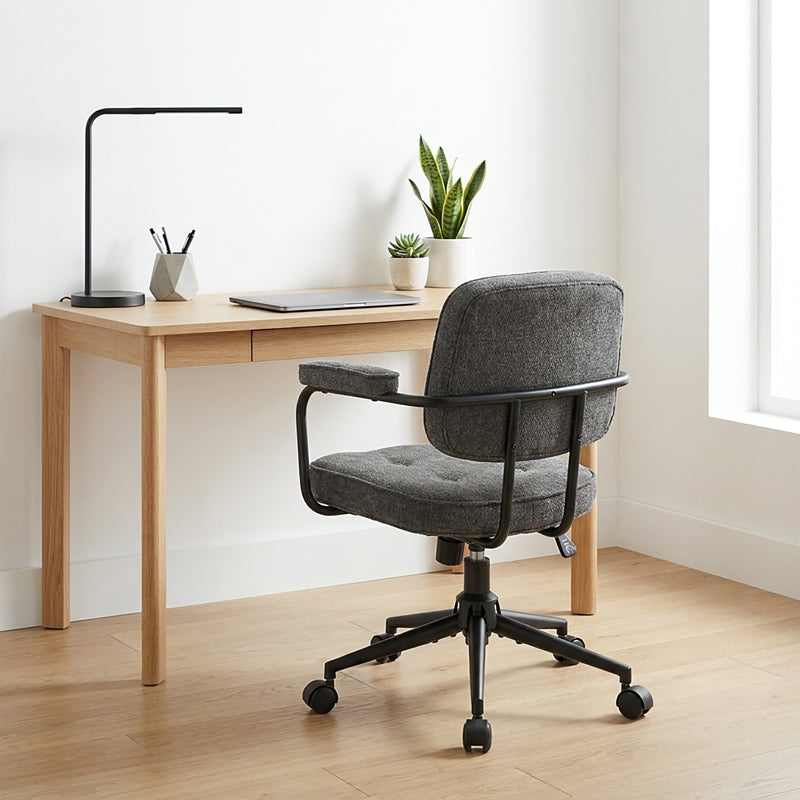 Scaun Office chair Leberta, Stofa - Antracit
