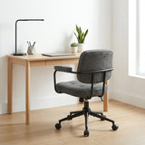 Scaun Office chair Leberta, Stofa - Antracit
