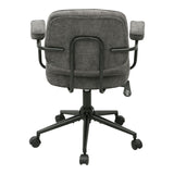 Scaun Office chair Leberta, Stofa - Antracit