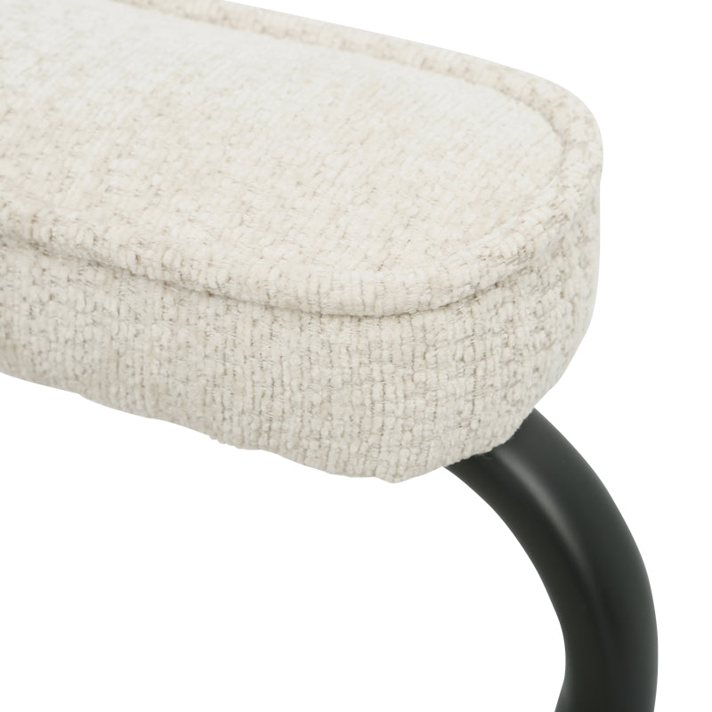 Scaun Office chair Leberta, Stofa - Bej