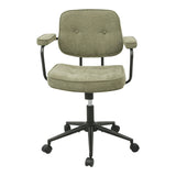 Scaun Office chair Leberta, Stofa - Khaki