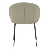 Scaun Olympian tesatura, Gri, 50x55x83 cm