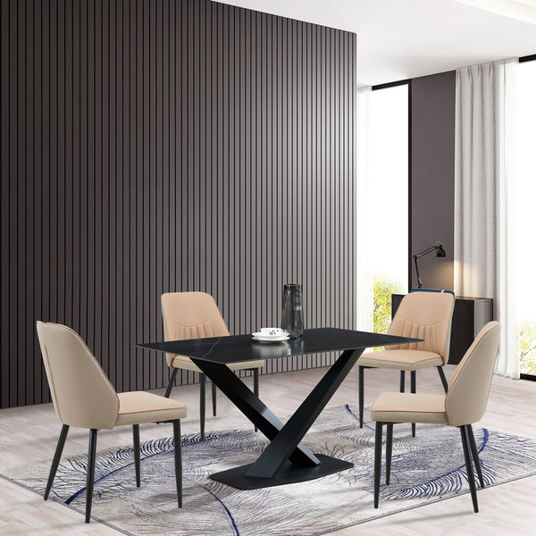 Scaun Onyer, maro-gri, 48x60x83 cm
