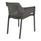 Scaun Oviez, antracit, 59x58x79 cm, imagine suplimentara
