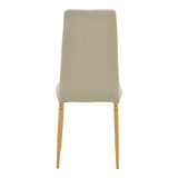 Scaun confort Parker Antracit & metal, Negru, 39x48x95 cm - Bej