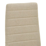 Scaun confort Parker Antracit & metal, Negru, 39x48x95 cm - Bej