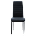 Scaun Parker, gri inchis, 42x48x98 cm, perspectiva suplimentara