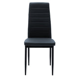 Scaun Parker, gri inchis, 42x48x98 cm