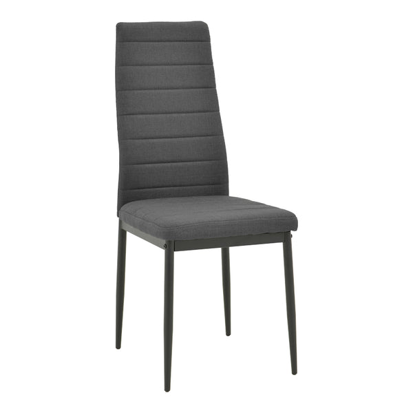 Scaun Parker, Stofa si metal, 41x48x96 cm